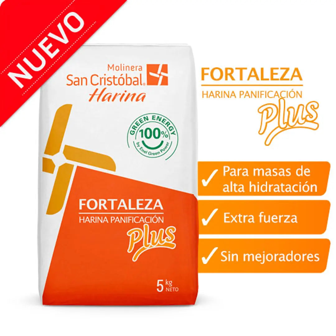 Harina De Fuerza Molino San Cristobal Fortaleza Plus 5kgs Binga 2169