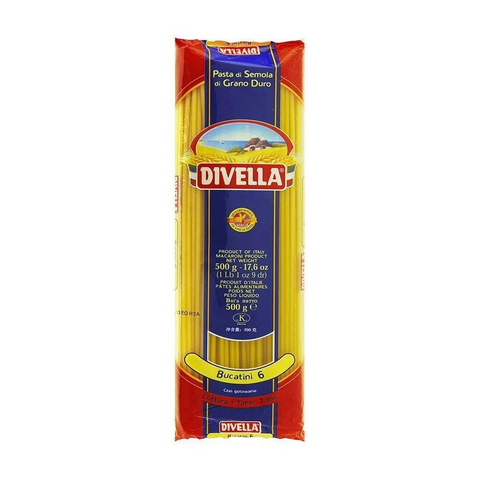 Pasta Bucatini N° 6 Divella 500 grs