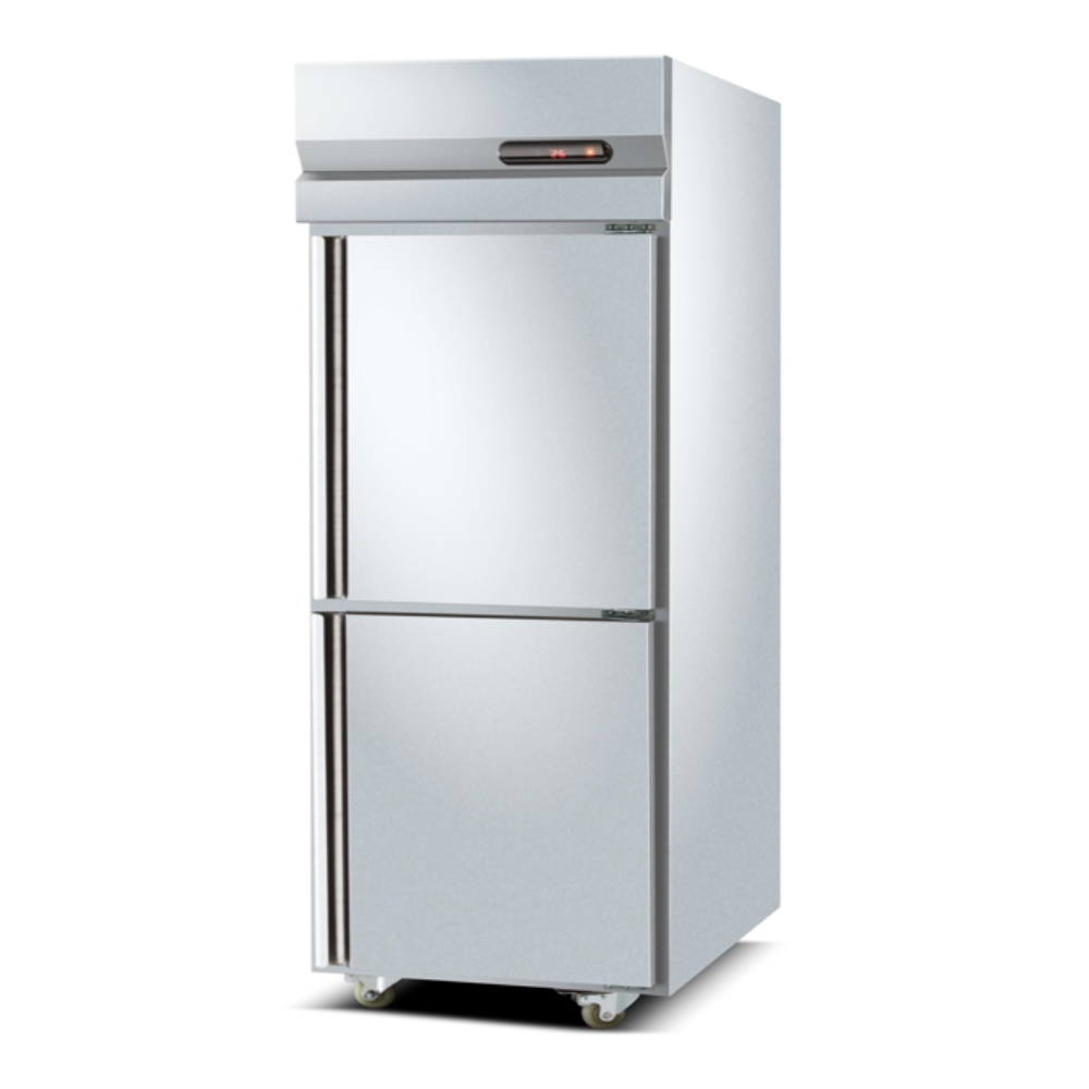 Refrigerador INOX Vertical 2 Puertas Frio Forzado