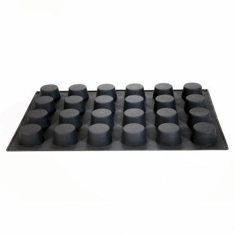 MOLDE SILIC. MUFFIN (24 U) 60X40 MARTELLATO