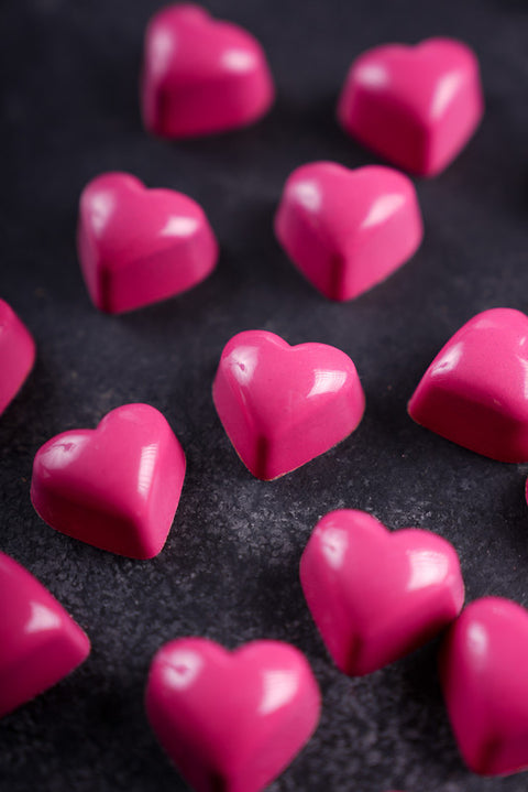 MOLDE ACRÍLICO CORAZONES
