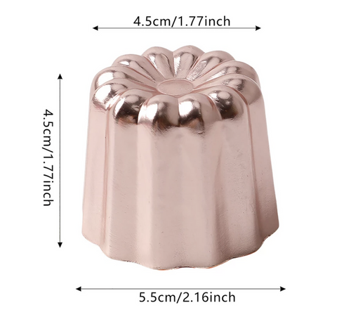 Molde canelé