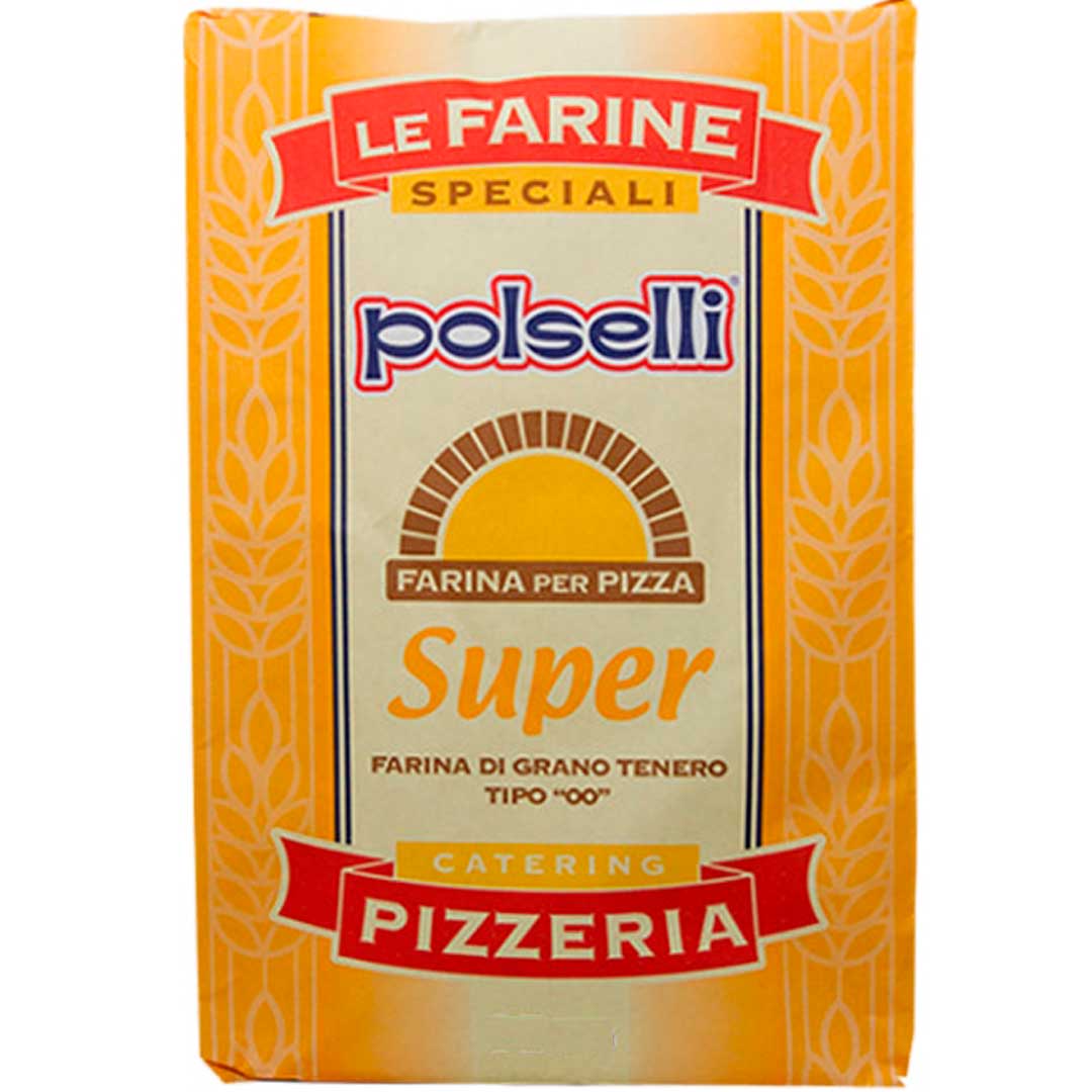 Harina Italiana Polselli 00 - SUPER Pizzeria  5 Kg